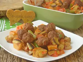 Sebzeli Fırında Köfte