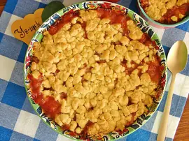 Şeftalili Crumble