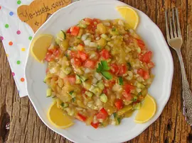 Soğanlı Patlıcan Salatası