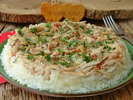 Soğanlı Tavuklu Pilav