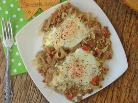 Soğanlı Yumurtalı Mıhlama