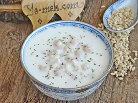 Soğuk Ayran Aşı Çorbası