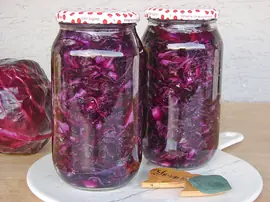 Susuz Mor Lahana Turşusu