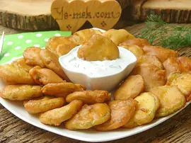 Sütlü Kabak Kızartması