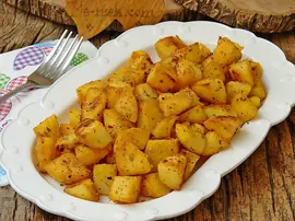 Tavada Haşlanmış Patates Kızartması