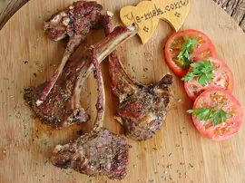 Tavada Kuzu Pirzola Kızartma