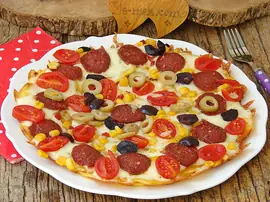 Tavada Patates Pizzası