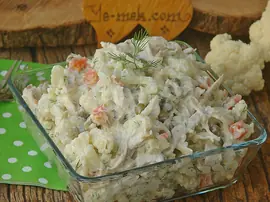 Tavuklu Karnabahar Salatası