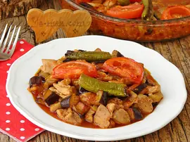 Tavuklu Patlıcan Kebabı