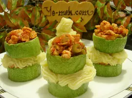 Tavuklu Püreli Kabak