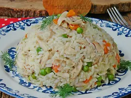 Tavuklu Sebzeli Pilav