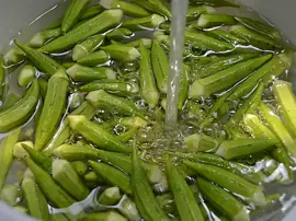 Taze Bamya Nasıl Ayıklanır