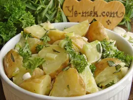 Taze Patates Salatası