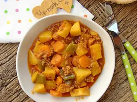 Kıymalı Havuçlu Patates Yemeği