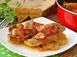 Tencerede Sebzeli Et Yemeği