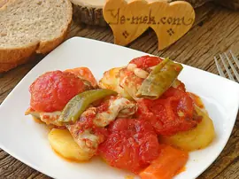 Tencerede Sebzeli Tavuk Yemeği