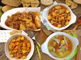 Tencerede Sulu Patates Yemekleri