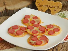 Tortilladan Minik Pizzalar