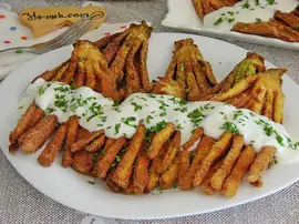 Yelpaze Kabak Kızartması