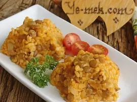 Yeşil Mercimekli Bulgur Pilavı