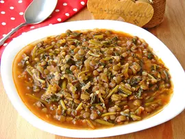 Yeşil Mercimekli Semizotu Yemeği