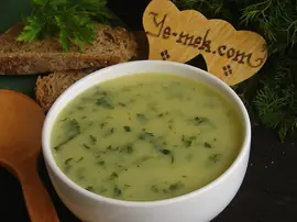 Yeşil Otlu Patates Çorbası