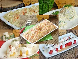 Yoğurtlu Misafir Salataları Mezeleri Tarifleri