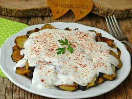 Yoğurtlu Patlıcan Kızartması