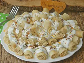 Yufkadan Tavuklu Mantı