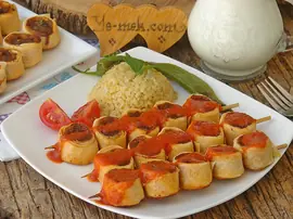 Yufkalı Şiş Köfte