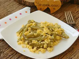 Yumurtalı Fasulye Turşusu Kavurması