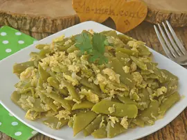 Yumurtalı Taze Fasulye Kavurması