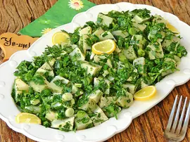 Zeytinyağlı Enginar Salatası