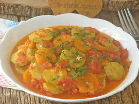 Zeytinyağlı Kabak Yemeği