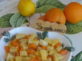 Zeytinyağlı Portakallı Kereviz