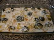 Fırında Tavuklu Brokoli