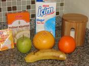 Kremalı Meyve Salatası (Greyfurt Çanağında)