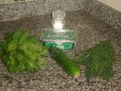 Labneli Salatalık Kanepeleri