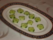 Labneli Salatalık Kanepeleri