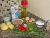 Püreli Mantarlı Tavuk Sote