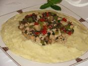 Püreli Mantarlı Tavuk Sote