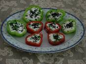 Peynirli Biber Dilimleri