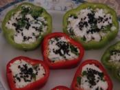 Peynirli Biber Dilimleri