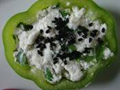 Peynirli Biber Dilimleri