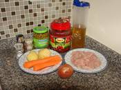 Tavuklu Bezelye Yemeği