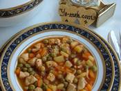 Tavuklu Bezelye Yemeği