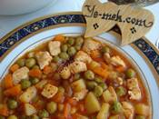 Tavuklu Bezelye Yemeği