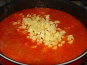 Tavuklu Bezelye Yemeği