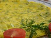 Kabaklı Dereotlu Omlet