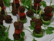 Kokteyl Köfte Kanepeleri